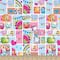 Shopkins Patch Party Tablecloth Vinyl Flannel Backed Fabric